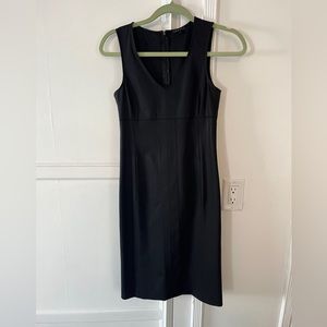 Theory black sheath dress size 0